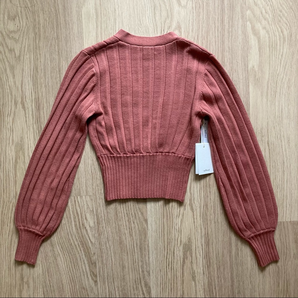 [Sold off app] Wilfred Plunge Front Cardigan - Picture 6 of 7